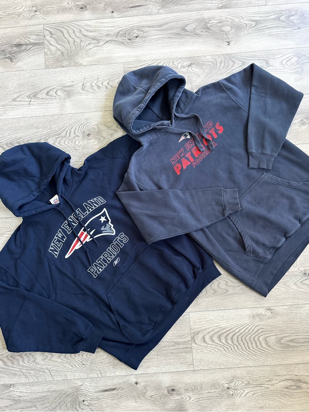 New England Patriots Hoodies Navy Blue - Men’s Size Large